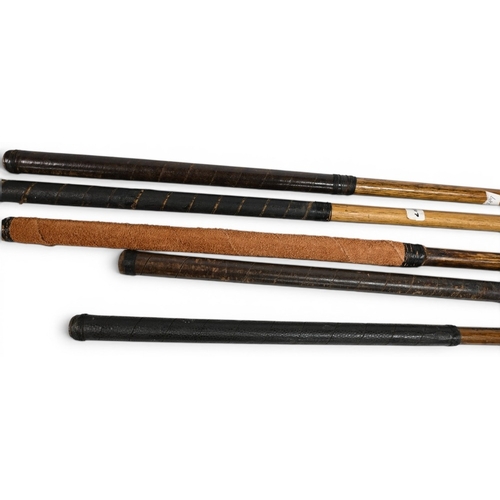 3 - 5x Flanged soled Maxwell model Golf irons incl Anderson driving iron, Halley mashie, St Andrews Golf... 