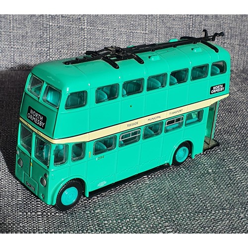 North Ormesby double decker roe trolley bus model
