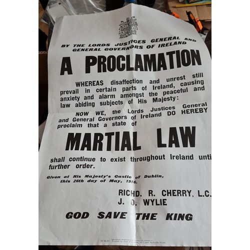 180 - Large proclamation poster