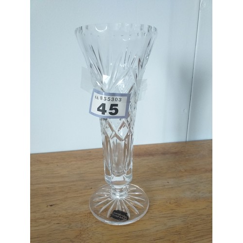 45 - Clarenbridge crystal Ireland vase