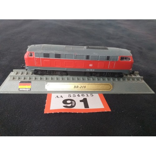 91 - Model train- BR-218 Germany