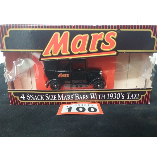 100 - Mars bar 1930 Taxi model car