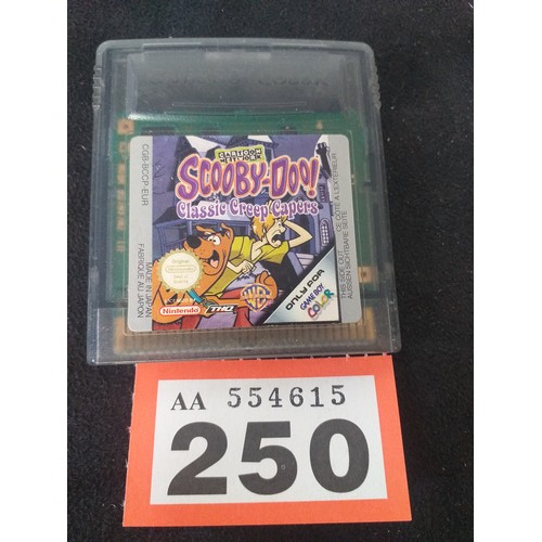 250 - Scooby doo  Nintendo game boy game