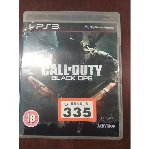 335 - PS3 call of duty black ops