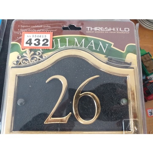 432 - Pullmans door sign number 26