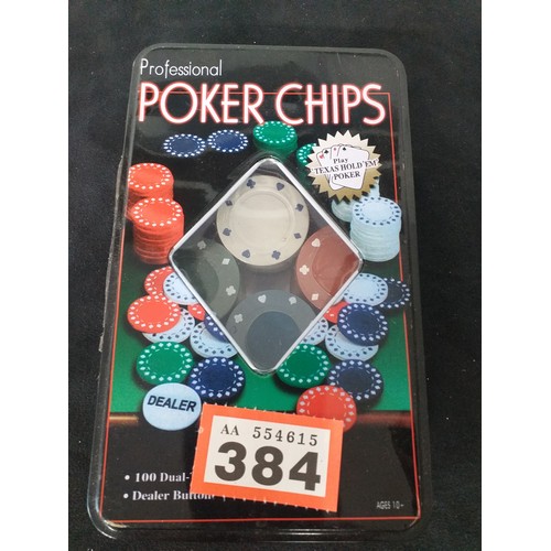 384 - Poker chips New