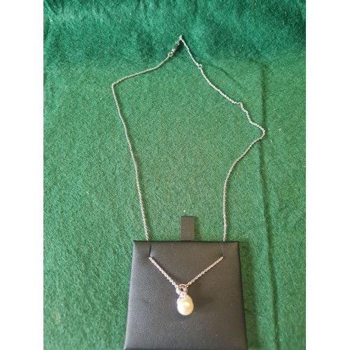 10A - Large 925 silver chain & pendent