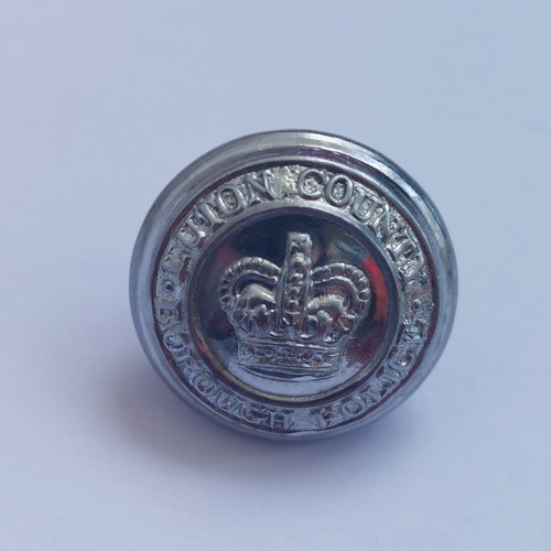 2 - Vintage Luton police button