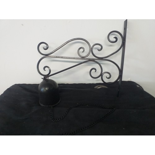 29 - Large cast iron bell with hanger mount