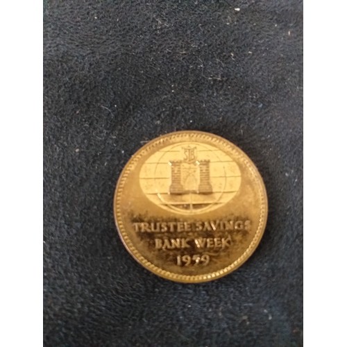 30 - Vintage savings bank coin