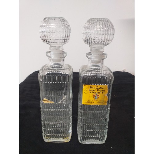 41 - 2 Vintage decanters