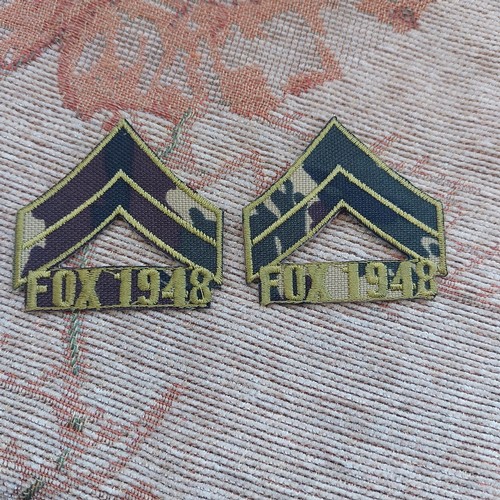 7b - FDX 1947 corporal camouflage patches