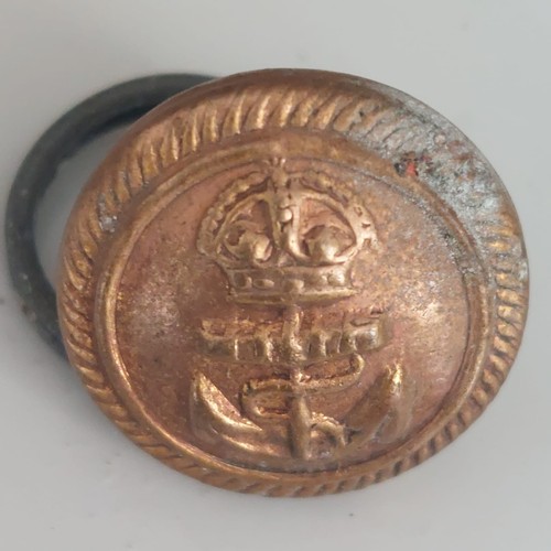 32a - Vintage maritime button & Edward vi Christ's hospital school cadet button