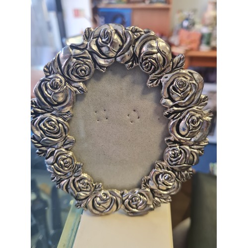 107 - silver plated frame