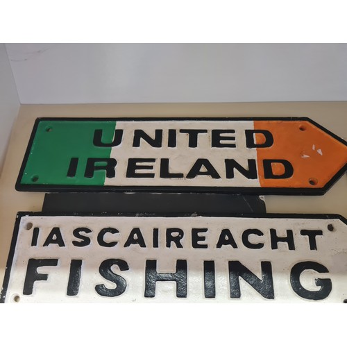 24d - United Ireland cast iron sign