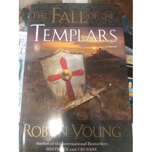 25 - Robyn young fall of the Templars hard back book