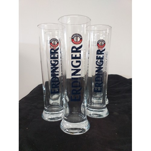 173 - 4 x ERDINGER glasses