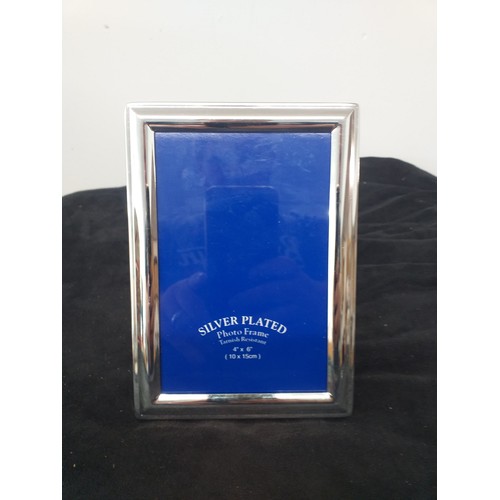 241 - Silver plated picture frame