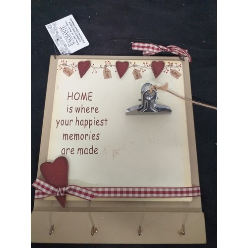 266 - Home sweet home sign key holder