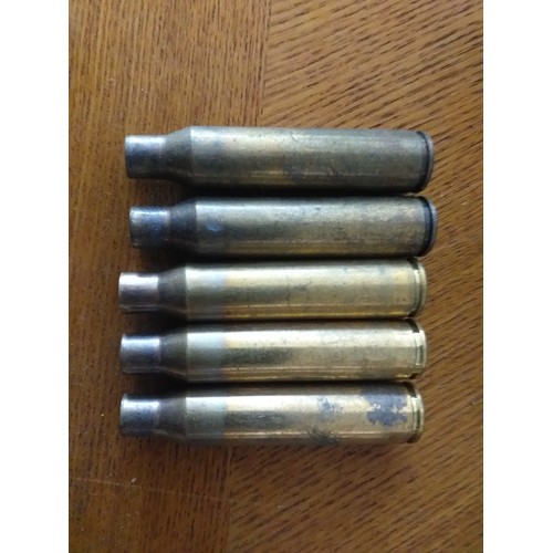 252 - 5 x large brass bullets