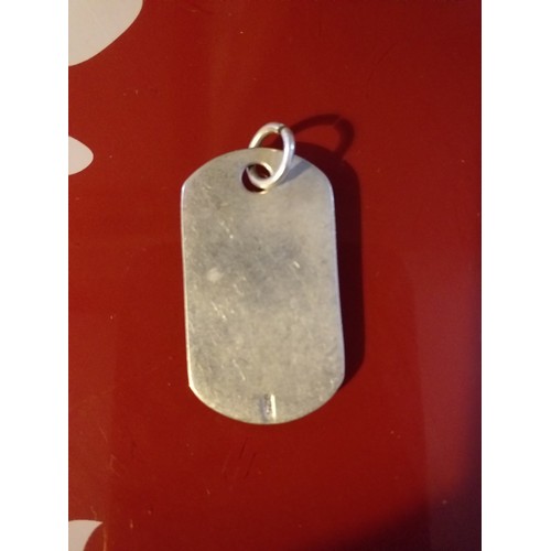 4b - Genuine 925 dog tag