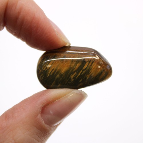 126 - 24x Small African Tumble Stones - Tigers Eye - Varigated