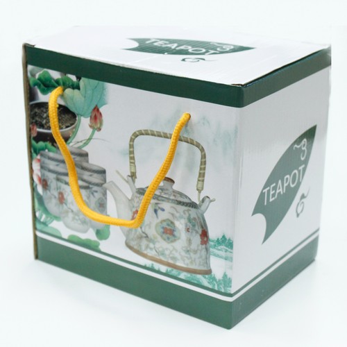 4C - Herbal Teapot Set - White Stone Oriental