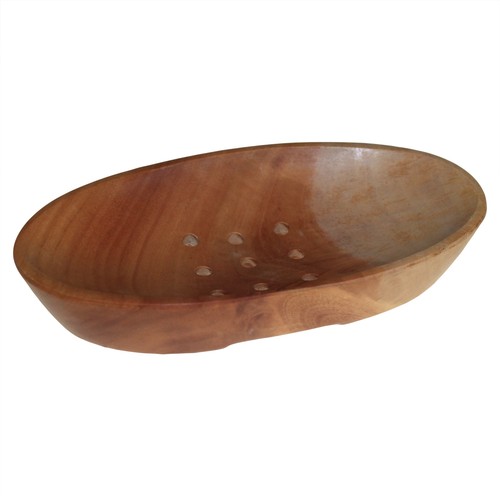 364 - Classic Mahogany Soap Dish - Oval