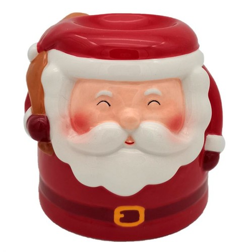 371 - Santa Shaped Christmas Ceramic Oil Burner