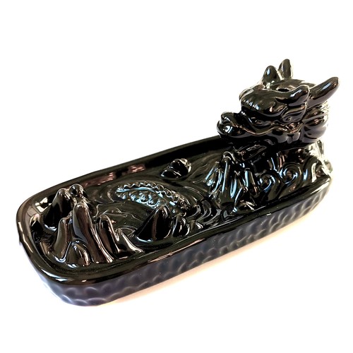 379 - Backflow Incense Burner - Dragon in Mountain