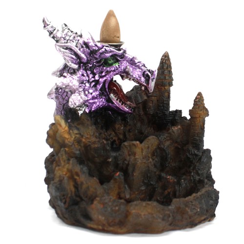 382 - Purple Dragon LED Backflow Incense Burner
Dimenssions: 12.5cm x 12.5cm x 12.8cm