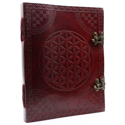 401 - Huge Flower of Life Leather Book 10x13 (200 pages)
33x25x2.5 (cm), 2.062L, 0.485Kg/L