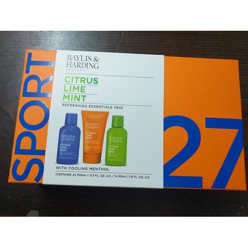 437 - Baylis Harding citrus lime mint men's set