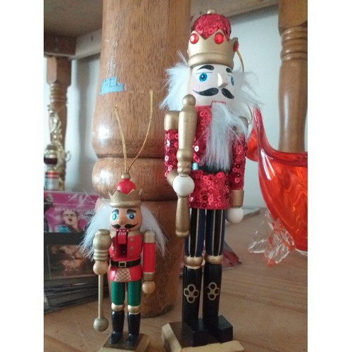 414 - Two Christmas nut crackers