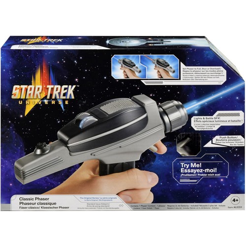 7a - STAR TREK THE ORIGINAL SERIES PHASER
Highly detailed Phaser Replica with iconic lights and sounds fr... 
