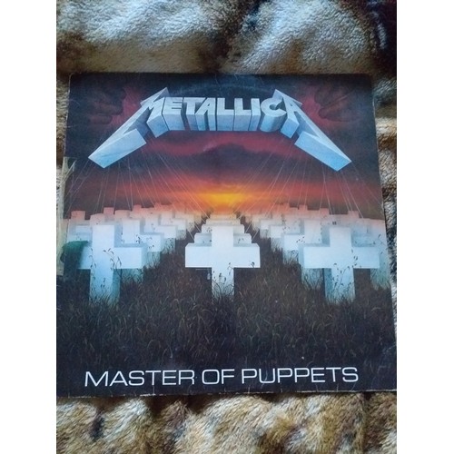 447 - Metallica masters of puppets LP (untested)