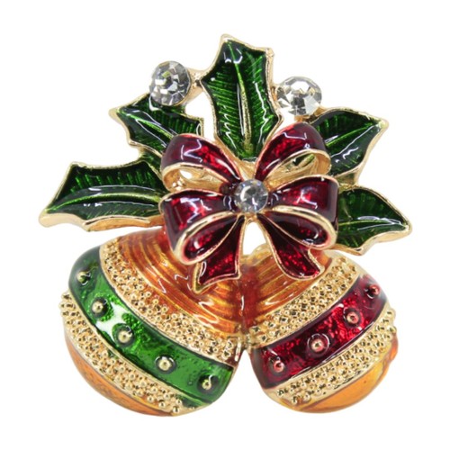 450 - Christmas Baubles Brooch