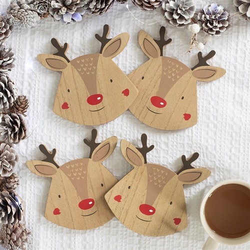 481 - REINDEER COASTER SET