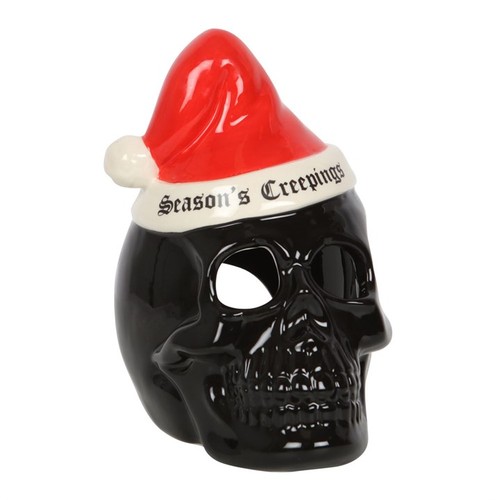 491 - SEASONS CREEPINGS SKULL TEALIGHT HOLDER
H16cm x W9.7cm x D12cm