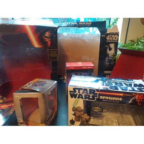 17A - joblot of star wars empty boxes including rare one