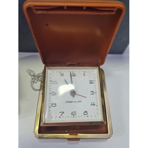 1B - Vintage westclox pocket clock