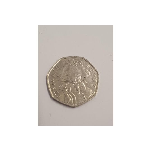 8A - Benjamin Bunny 50p collectors coin