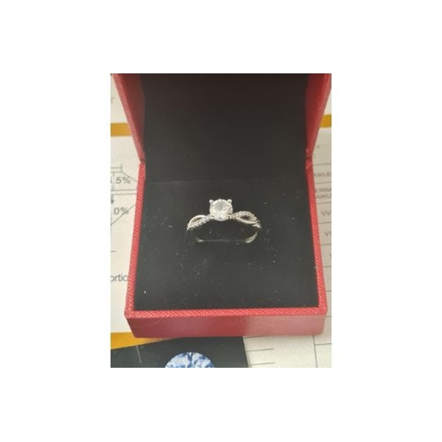 011A - moissanite 1 .0 carat ring