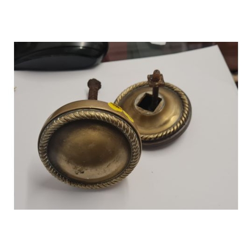 233 - large brass door knob