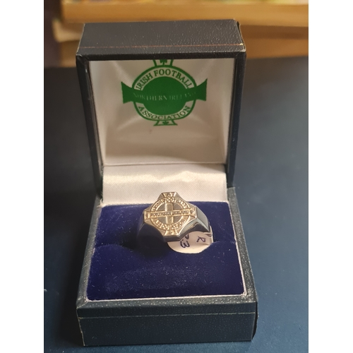 3D - Northern ireland sterling silver ring