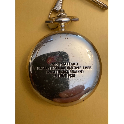 2P - Eastern steam engine pocket watch