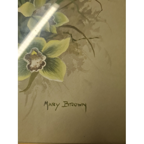 3F - Signed mary brown oil painting