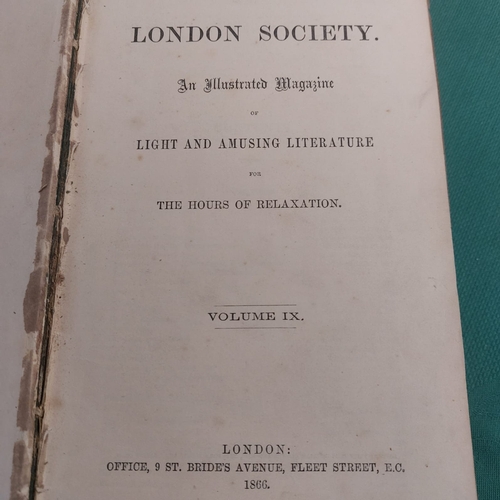 7 - London society 1866. Half leather