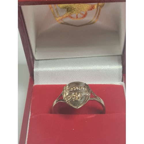 25 - arsenal Fc sterling silver Ring