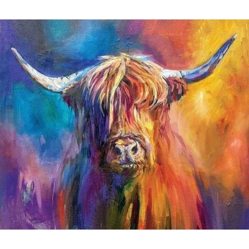 582 - Highland cow print